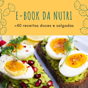 Imagem de capa para o Ebook E-BOOK DE RECEITAS SAUDÁVEIS 