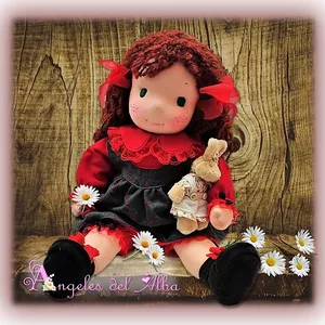 Imagem principal do produto muñeca de tela "Sabella"