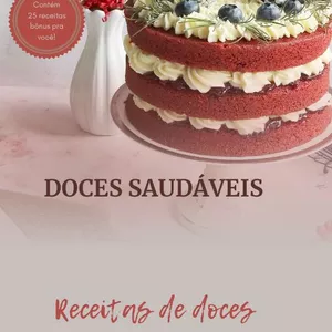 Imagem de capa para o Ebook Doces Saudáveis 