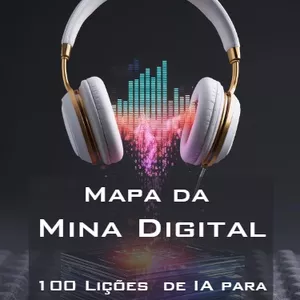 Imagem de capa para o Ebook MAPA DA MINA DIGITAL | 100 Dicas de IA para estudantes em 2026