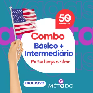 Imagem do curso Inglês Básico e Intermediário no seu Tempo e Ritmo - Exclusivo Método Go