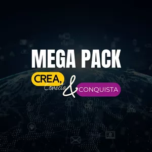 Imagen de portada para Curso online Mega Pack Crea Conecta y Conquista