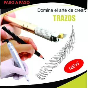 Imagem principal do produto GUIA DE TRAZOS PARA APRENDER A REALIZAR MICROBLADING 