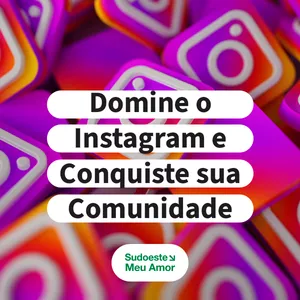 Imagem de capa para o Ebook Domine o Instagram e Conquiste sua Comunidade