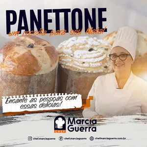 Imagem principal do produto Curso de Panettones Chef Márcia Guerra 