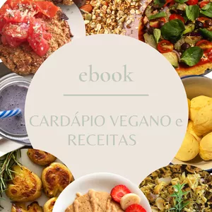 Imagem principal do produto Ebook: cardápio vegano e receitas 