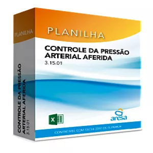 Imagem de capa para o Ebook Planilha de Controle de Pressão Arterial Aferida