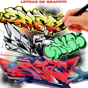 Imagen de portada para Ebook Guía Práctica de Grafiti sketch - Domina las Técnicas y Crea letras de grafiti desde cero a experto.
