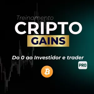 Imagem de capa para o Curso online Treinamento CRIPTO GAINS + Bônus Estágio prático (12 meses MEMBROS) 