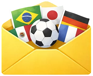 Ilustração receba por email