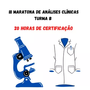 Imagem de capa para o Curso online III Maratona Online de Análises Clínicas