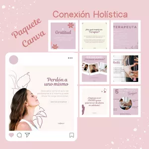 Imagen de portada para Curso online Pack Conexión Holística: 30 publicaciones para fortalecer tu presencia en Instagram y conectar con tu audiencia