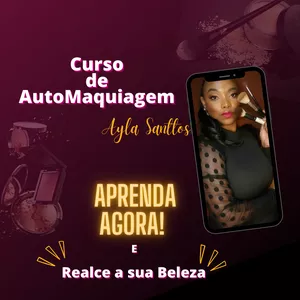 Imagem do curso Curso De AutoMaquiagem - Aprenda passo a passo em como se maquiar de forma correta e Fácil!
