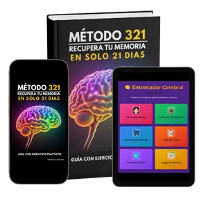 Imagen de portada para Curso online Método 321: Recupera tu Memoria en 21 dias + Entrenador Cerebral