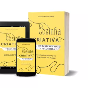 Imagem de capa para o Ebook Cozinha Criativa: da castanha ao castanheiro