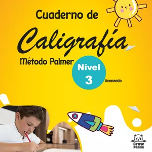 Imagen de portada para Ebook CUADERNO DE CALIGRAFÍA MÉTODO PALMER NIVEL 3 AVANZADO PARA NIÑOS DE 10 - 12 AÑOS