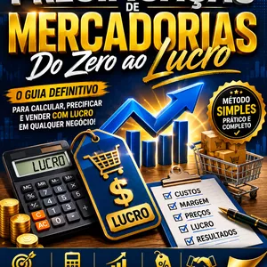 Imagem do curso PRECIFICAÇÃO DE MERCADORIAS DO ZERO AO LUCRO