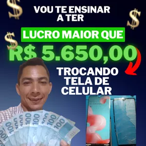 Manutenção de telas de celulares 