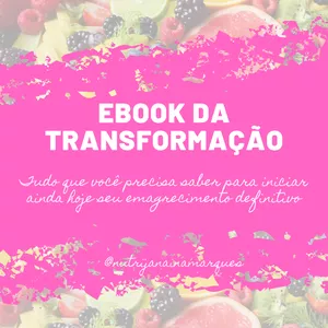 Imagem de capa para o Ebook E-Book Transformador