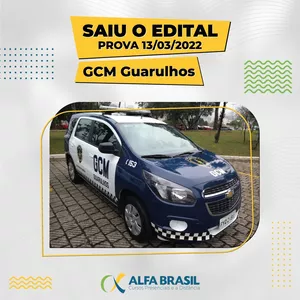 Imagem principal do produto CURSO PREPARATÓRIO GUARDA CIVIL METROPOLITANO (GCM) GUARULHOS