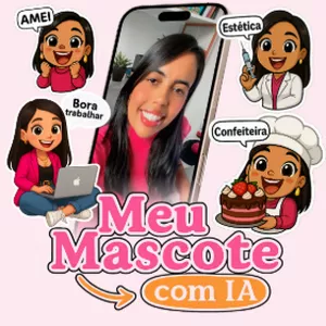 Imagem de capa para o Curso online 🩷Meu Mascote com IA