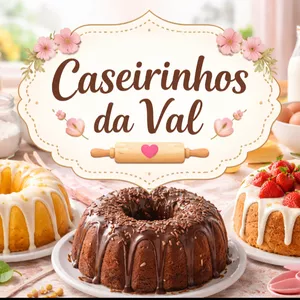 Imagem de capa para o Ebook Bolos Caseirinhos da Val 