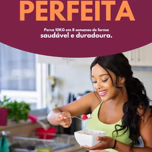 Imagem de capa para o Ebook Emagrecer saudável 