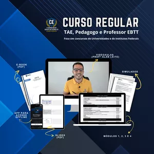 Imagem de capa para o Curso online Técnico em Assuntos Educacionais, Pedagogo e Professor EBTT