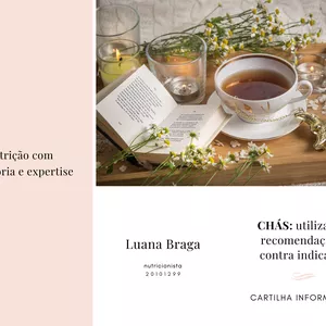 Imagem de capa para o Ebook Cartilha Informativo: Chás