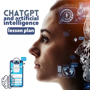Imagem de capa para o Ebook ChatGPT and AI - Lesson Plan (B1)