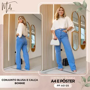 Imagem de capa para o Ebook Conjunto Blusa e Calça Bonnie