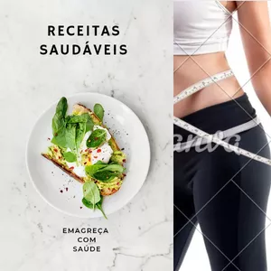 Imagem de capa para o Ebook Receitas fitness 