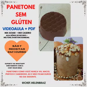 Panetone e chocotone SEM GLÚTEN
