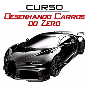 Imagem de capa para o Curso online Desenhando Carros do Zero