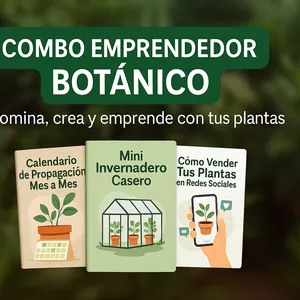 Imagen de portada para Curso online Combo Emprendedor Botánico