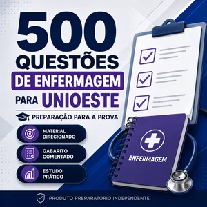Imagem do curso 500 Questões de Enfermagem para UNIOESTE