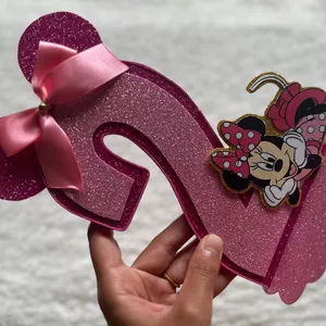 Imagem de capa para o Ebook Centro de mesa Minnie rosa