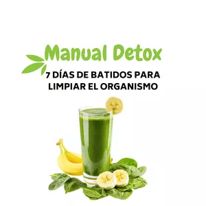 Imagen de portada para Ebook Manual Detox: 7 días de batidos para limpiar el organismo