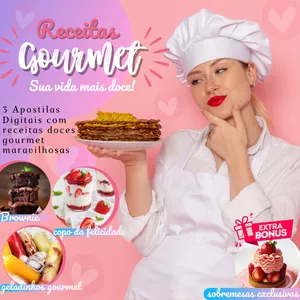 Imagem do curso receitas de hoje (RECEITAS GOURMET)