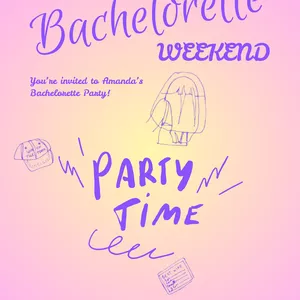 Cover image for Ebook Bachelorette Invitaton Templates