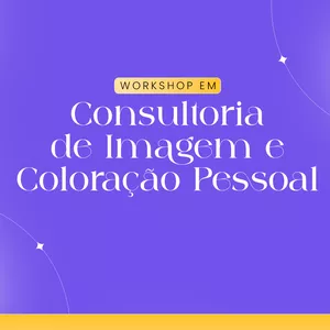 Imagem de capa para o Evento online Workshop em Consultoria de Imagem e Coloração Pessoal
