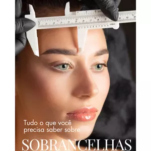 Imagem de capa para o Ebook Domine a Arte das Sobrancelhas: Guia Completo para Iniciar seu Negócio