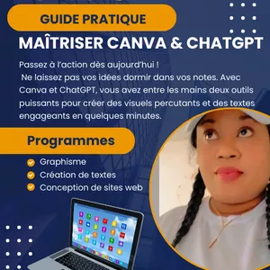 Image de couverture pour le Cours en ligne Maîtriser Canva &amp; ChatGPT