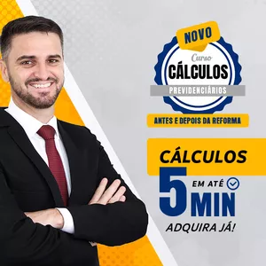 Imagem do curso Novo Curso de Cálculos Previdenciários + Planilha Online 2022