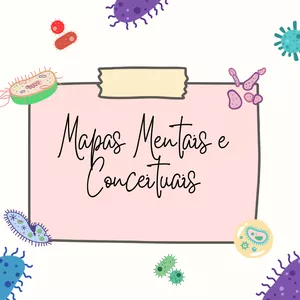 Imagem de capa para o Ebook Mapas mentais e conceituais de Microbiologia básica.