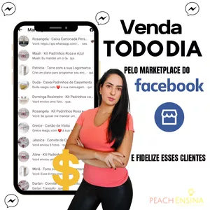 Imagem de capa para o Curso online Venda TODO DIA pelo marketplace do Facebook 
