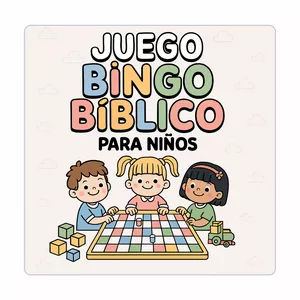 Imagen de portada para Ebook Juego Bingo Bíblico para Niños