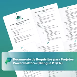 Imagem de capa para o Ebook Documento de Requisitos para Projetos | Power Platform (Bilingue PT/EN)