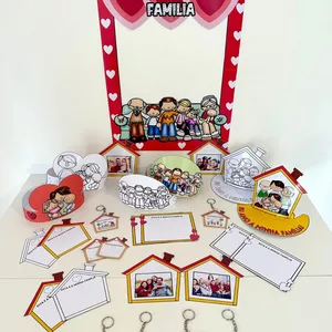Imagem de capa para o Ebook Kit Lembrancinhas e moldura para foto tema Dia da Família 🏡