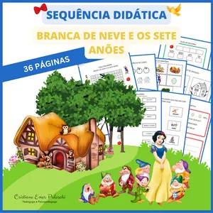 Imagem de capa para o Curso online Sequência Didática Branca de Neve e os Sete Anões